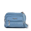 Baggallini Triple Zip Crossbody Bag for Women - Convertible Crossbody Fanny Pack Belt Bag - Lightweight Water-resistant