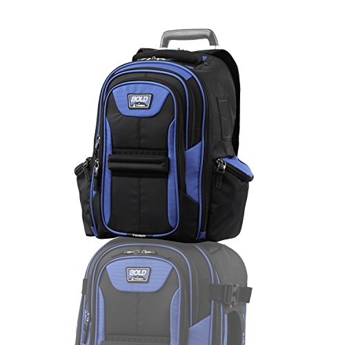 Travelpro Bold Lightweight Rugged Backpack, Fits up to 15.6 inch laptop and tablet sleeve, Blue/Black