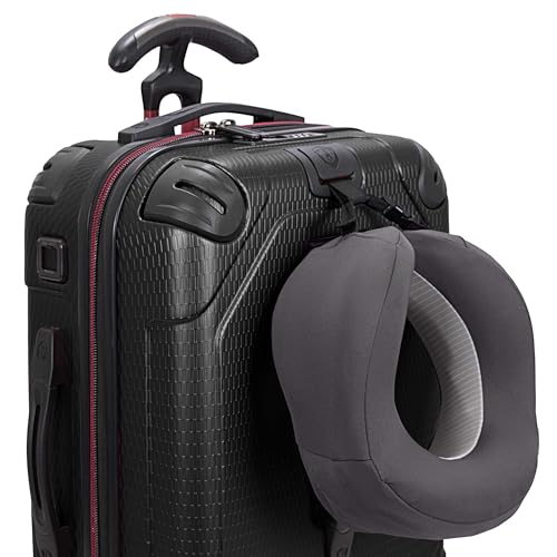 Traveler's Choice Maxporter II Polycarbonate Hardside Trunk with Spinner Wheels, Black, 22-Inch Carry-on Luggage
