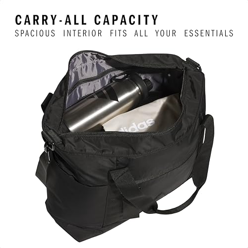 adidas All Me Tote Bag – Everyday Carryall with Crossbody Strap, Black, OSFA