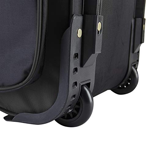 Travelers Club 30" Xpedition Rolling Duffel Bag, Black