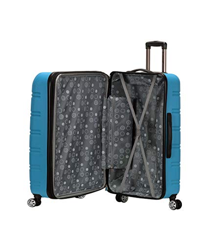 Rockland Melbourne Hardside 3 Piece Expandable Spinner Wheel Luggage Set, (20"/24"/28"), Turquoise