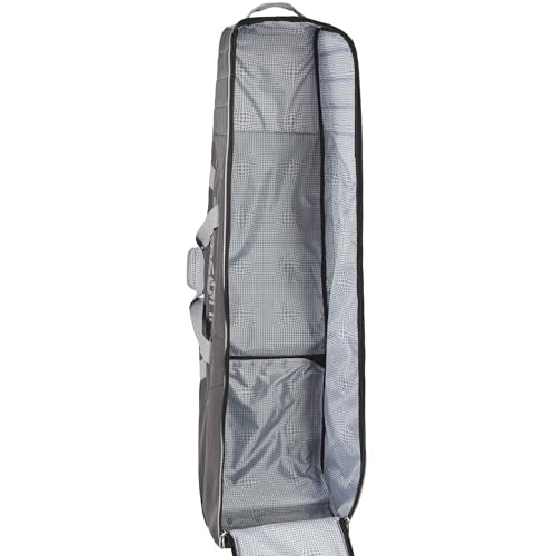 Samsonite Soft-Sided Golf Travel Bag with Wheels, Heavy-Duty 600D Polyester, Additional Top Padding, Shoe/Accessory Pocket, Foldable Gray