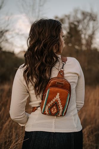Wrangler Western Knitted Crossbody Purse and Duffel Bag for Women