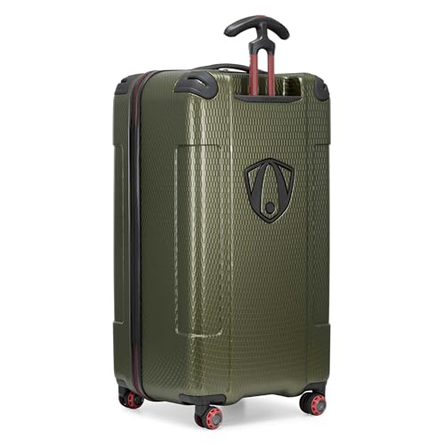Traveler's Choice Maxporter II Polycarbonate Hardside Trunk with Spinner Wheels, Green, 31-Inch Large Trunk