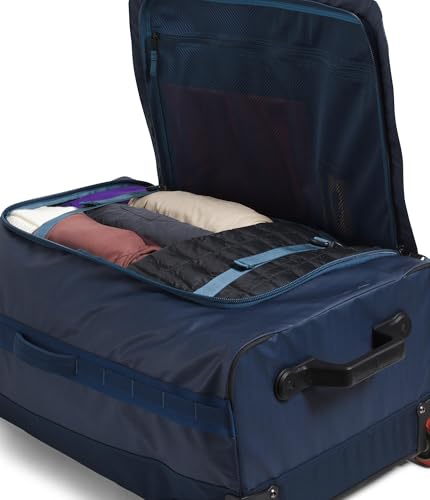 THE NORTH FACE Base Camp Voyager Roller, Shady Blue/Summit Navy, 94 Liters