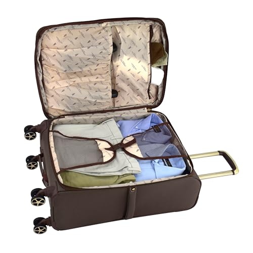 London Fog Liverpool Bronze Tri-weave 24" Expandable Spinner