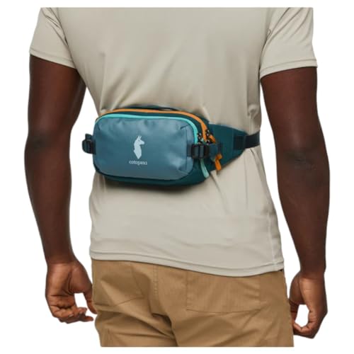 Cotopaxi Allpa X 1.5L Hip Pack, Blue Spruce and Abyss