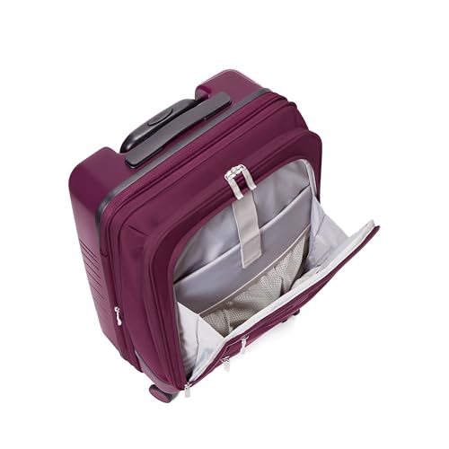 Baggallini Set Wave 22” 4 Wheel Hybrid Carry-On Luggage - Lightweight Carry On Suitcase with Wheels