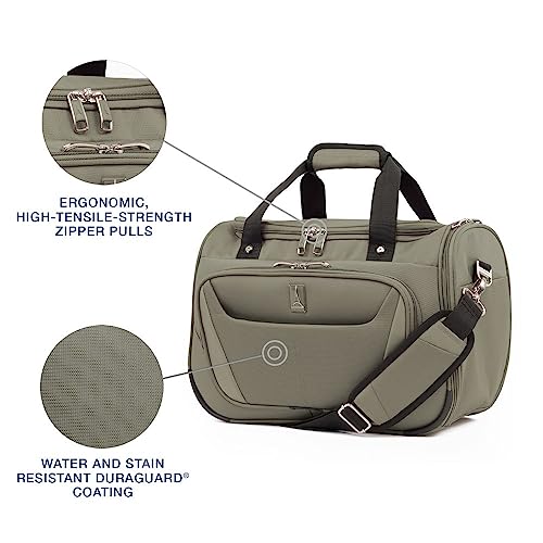 Travelpro Maxlite 5 Softside Lightweight Underseat Carry-On Travel Tote, Overnight Weekender Bag, 18-Inch — Slate Green