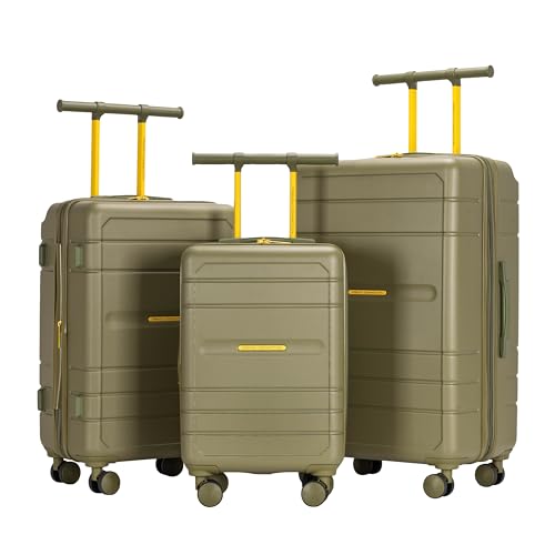 French Connection Le Voyage Luggage Set, Sage, 3 Piece Set