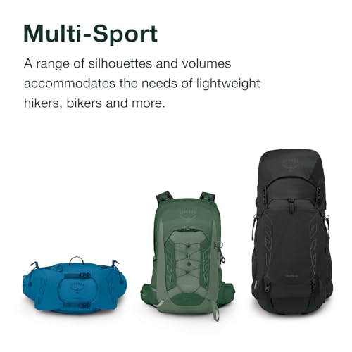 Osprey Talon 22L Men's Lightweight Hiking Backpack - Small Daypack for Travel & Camping, Green Canopy/Pine Leaf