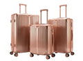 Gabbiano 9060 3 Piece ABS Luggage Set – Expandable Hardshell Suitcase with Add-A-Bag Strap, TSA Lock & 8-Wheel Spinners – Lightweight (20" Carry On, 26" Medium, 30" Large) (Rose Gold, 3-Piece set)