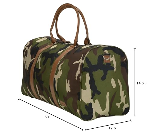 Rockland Weekend Travel Duffle Bag, Camo, Large 28-Inch