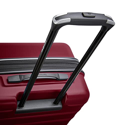 Samsonite Omni 2 Hardside Expandable Luggage with Spinner Wheels, 2-Piece Set (19/24), Nature Merlot