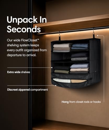 Solgaard Check-In Lite Suitcase - Hard-Shell 24.8" Travel Luggage (Grey)