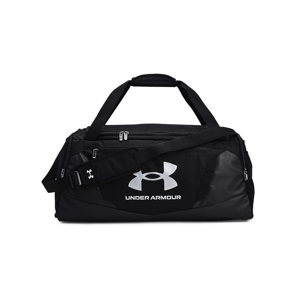 Under Armour Unisex-Adult Undeniable 5.0 Duffle, Black (001)/Metallic Silver, X-Large