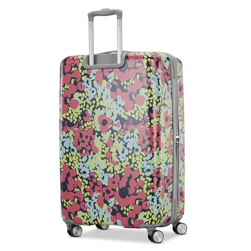 American Tourister Moonlight II Hardside Expandable Luggage with Spinner Wheels, Poppy Pattern, 2-Piece Set (20/28)
