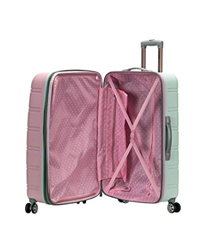 Rockland Melbourne Hardside 2 Piece Expandable Spinner Wheel Luggage Set, (20"/28"), Mint