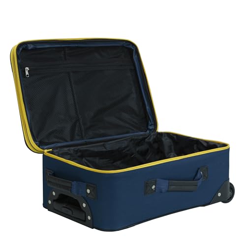 Rockland Fashion Softside Upright Luggage Set, Navy, 2-Piece (14/19)