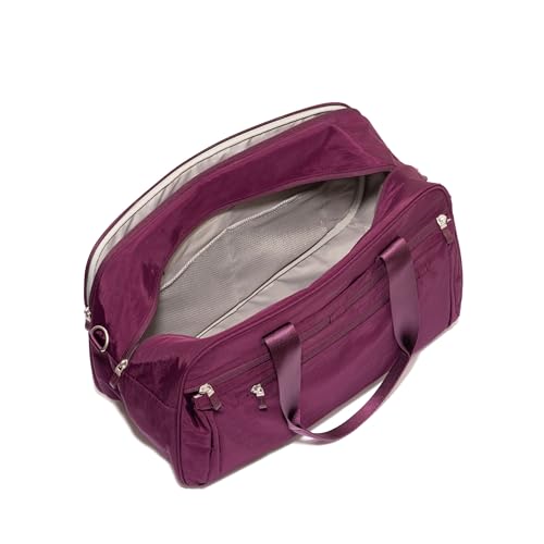 Baggallini Weekender Expandable Duffel - Lightweight 11x17 Inch Overnight Travel Bag