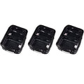 ZUCA Utility Pouch Combo Set - Three Large and Six Mini Utility Pouches, Clear (3-Pack)