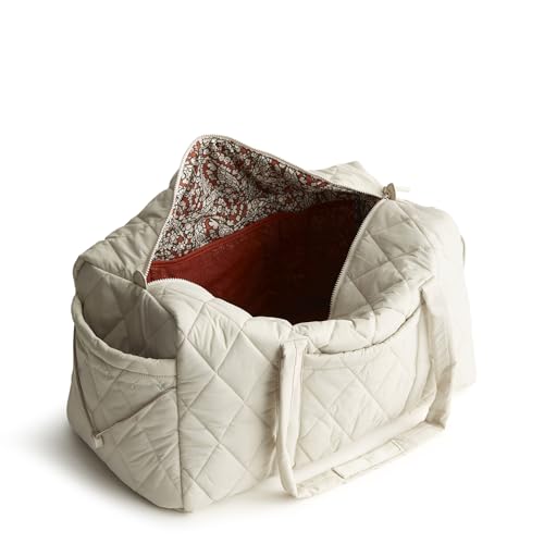 Vera Bradley Women's Featherweight Large Original Duffel Travel Bag, Pumice Stone, One Size