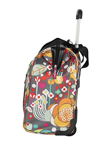 Lily Bloom Design Pattern Carry on Bag Wheeled Cabin Tote (Bliss)