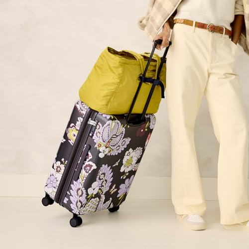 Vera Bradley Women's Hardside Luggage 26 Inch Adair Spinner, Subtle Bouquet, One Size