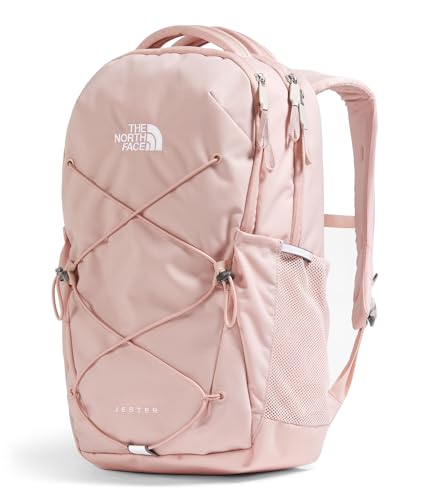 The North Face Women's Jester Everyday Laptop Backpack - Commuter Travel Bag, Laptop Sleeve, Water-Repellent, Pink Moss, One Size