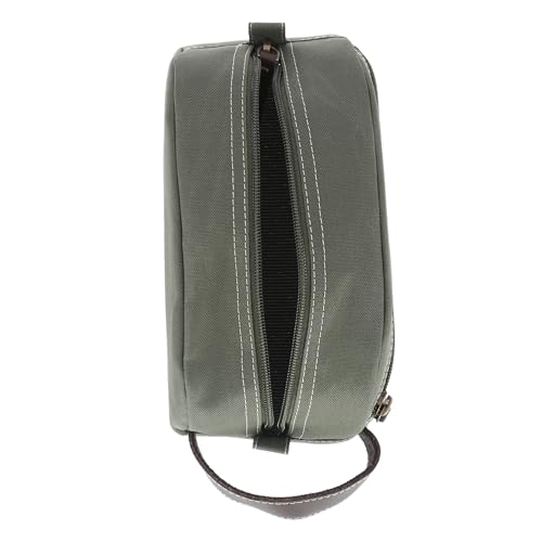 Timberland Men's Toiletry Bag Canvas Travel Kit Organizer, Olive, One Size
