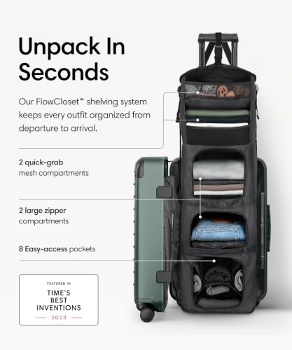Solgaard Carry-On Closet Original - Hard-Shell 22.4" Travel Luggage (Green)