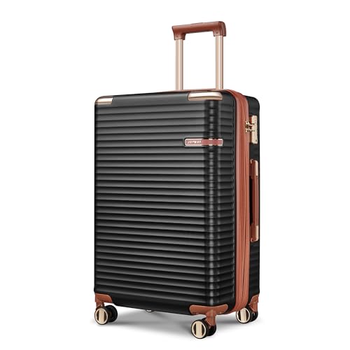 Joyway Expandable 24 Inch Checked Luggage, Suitcase with Spinner Wheels, Hardside Lightweight Rolling Travel Luggage with TSA Lock