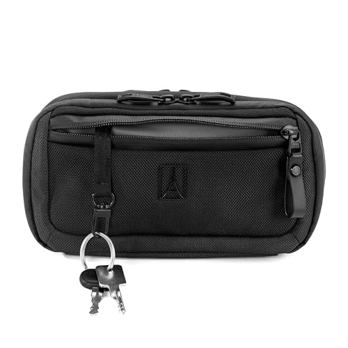 Travelpro Altitude Sling 2L, Water Resistant, Work, Business, Men and Women, Jet Black