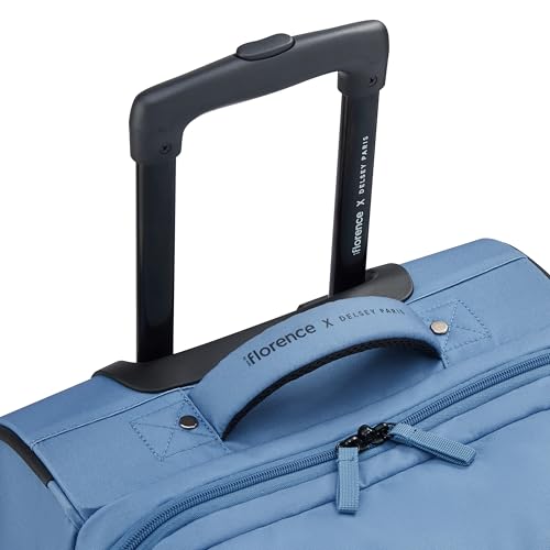 florence by mills On A Roll Two Wheel Rolling Travel Duffle Bag, Zinc Blue, 28 Inch