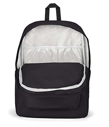 JanSport SuperBreak Plus Backpack with Padded 15-inch Laptop Sleeve and Integrated Bottle Pocket - Spacious and Durable Daypack for Work and Travel - Black