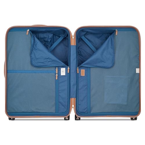 DELSEY PARIS Chatelet Air 2.0 - Hardside Checked Luggage 28 Inch Large - TSA Lock - 360° Spinner Wheels- Polycarbonate Travel Suitcase, Blush Pink