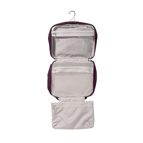 Baggallini Hanging Travel Toiletry Kit - Lightweight 6x10 Inch Makeup Bag