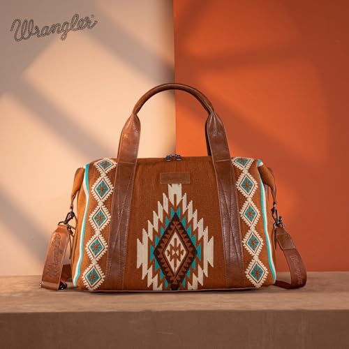 Wrangler Western Knitted Crossbody Purse and Duffel Bag for Women