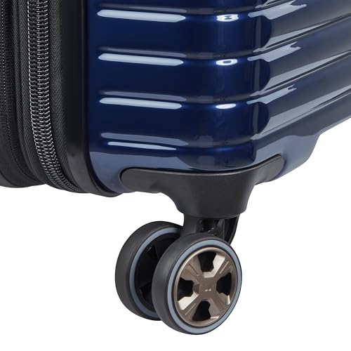 DELSEY PARIS Cruise 3.0 Hardside Expandable Luggage with Spinner Wheels, Deep Sea Navy, Carry on 20 Inch