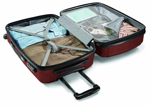 Samsonite Winfield 2 Hardside Expandable Luggage with Spinner Wheels, Burgundy, 3-Piece Set (20/24/28)