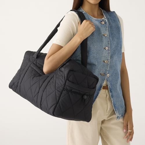 Vera Bradley Women's Featherweight Original Duffel Bag, Moonless Night, One Size