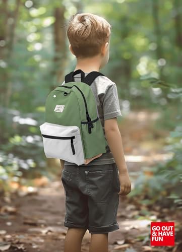 atgark Toddler Backpack for Boys Girls 2-5, Preschool Backpack for Boys Girls, Kids Child Kindergarten Backpack, 13" H, Fit Standard Folder