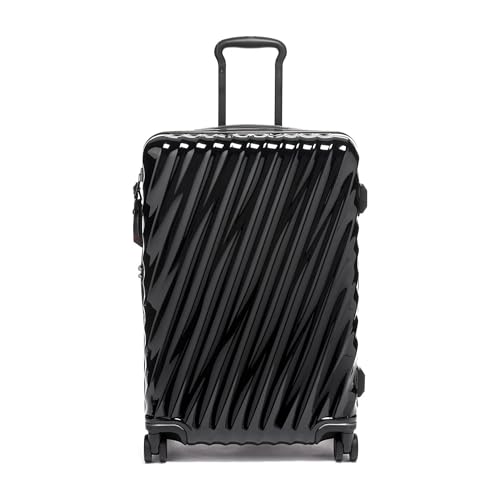 TUMI - 19 Degree Medium Expandable Checked Packing Case - 4-Wheeled Luggage - Hard Shell Suitcase - 26.0" X 17.5" X 10.0" - Black