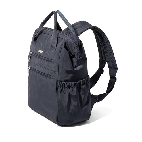 Baggallini City Scape Backpack - 15"x11" Lightweight Work Travel Bag w/Luggage Sleeve & RFID