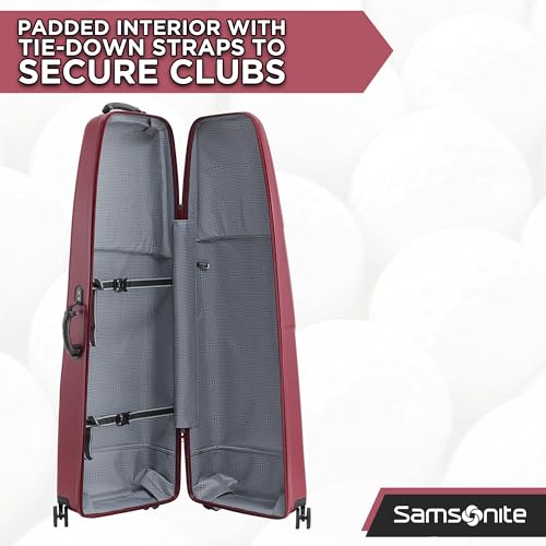 Samsonite Tour Classic Golf Hard Case Golf Travel Bag, Lightweight & Durable ABS Shell, 360 Degree Multi-Directional Wheels