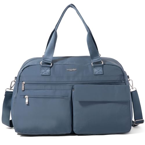 Baggallini Modern Everywhere Travel Duffel - Lightweight 19x12 Inch Overnight Travel Weekender Bag
