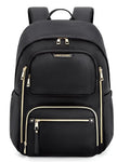 LIGHT FLIGHT Women's Laptop Backpack Fit for 15.6 Inch for Travel Work Business College, Large Capacity Stylish Bookbag with USB Port and Water-Resistant for Daily Use,Black