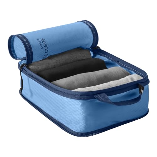 Eagle Creek Pack-It Isolate Carry-On Set - Compact Compression Cube Set for Optimizing Luggage Space - Convenient Top Handle - Internal Storage Divider - Water-Resistant - Washable - Blue Dawn