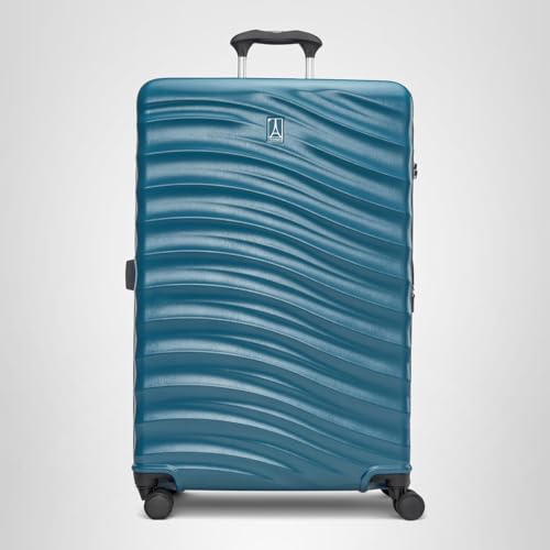 Travelpro Maxlite Air V2 Hardside Expandable Checked Luggage, 8 Spinner Wheels, Lightweight Hard Shell Suitcase, TSA lock, Teal, Checked Large 28-Inch